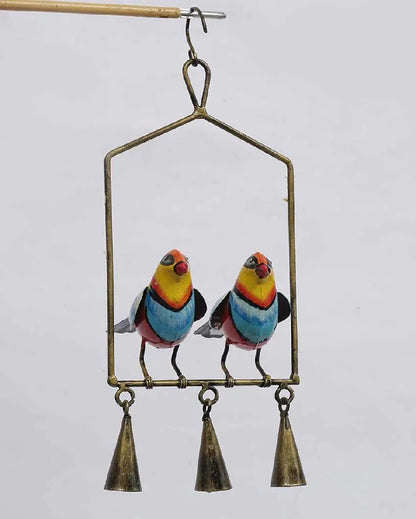 Two Bird Iron Hanging Decor