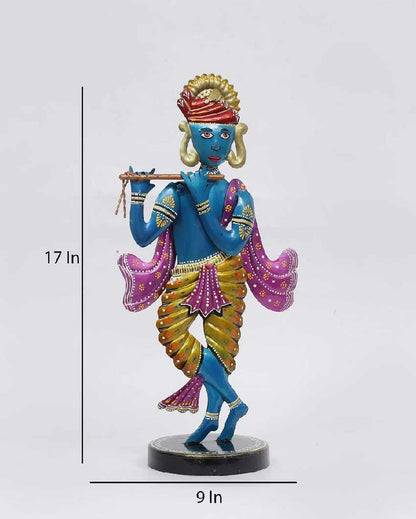 Krishna Iron Human Figurine