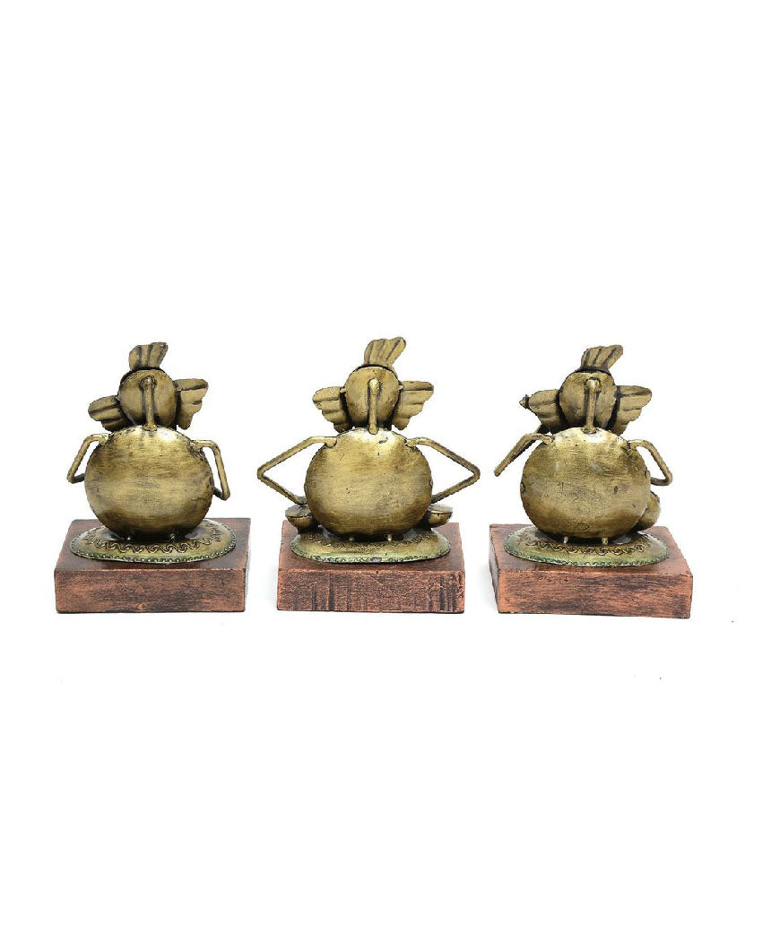 Ganesh Musical Iron Showpiece | Set Of 3