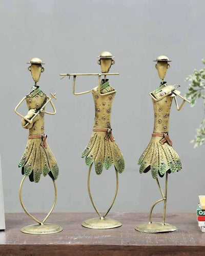 Lady Iron Human Figurine | Set Of 3