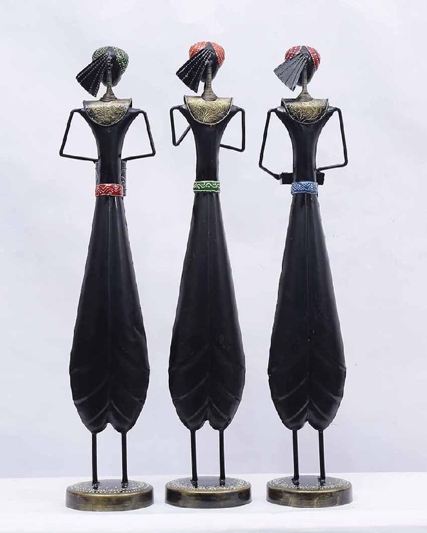 Akera Iron Big Figurine | Set Of 3