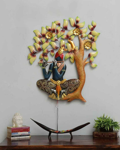 Krishna Tree Iron Panel