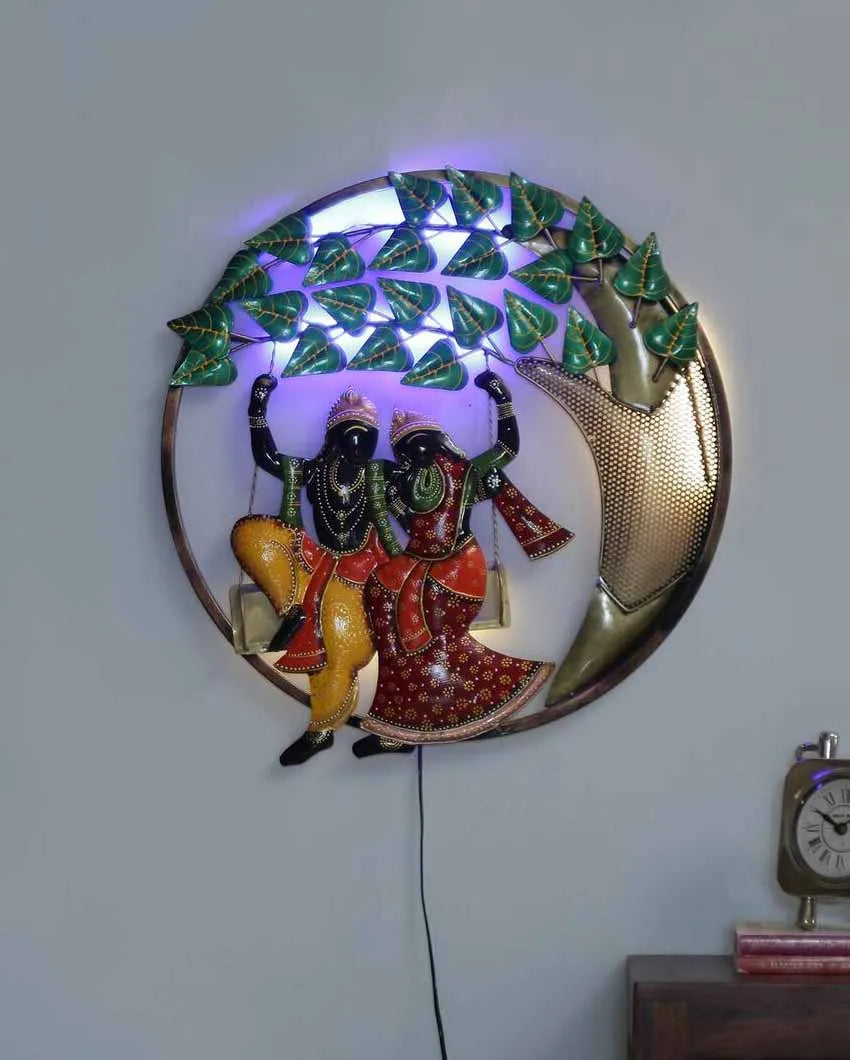 Radha Krishna Iron Frame