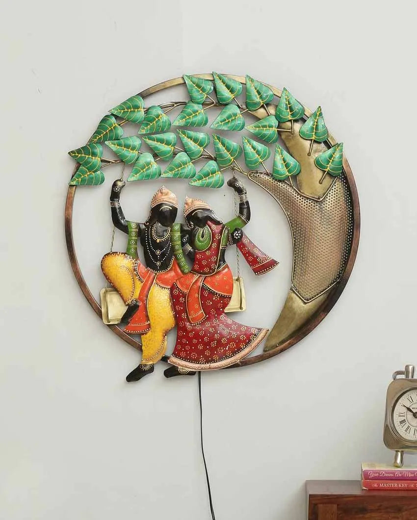 Radha Krishna Iron Frame