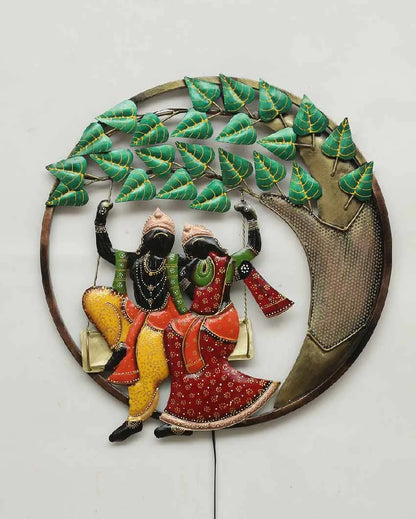 Radha Krishna Iron Frame