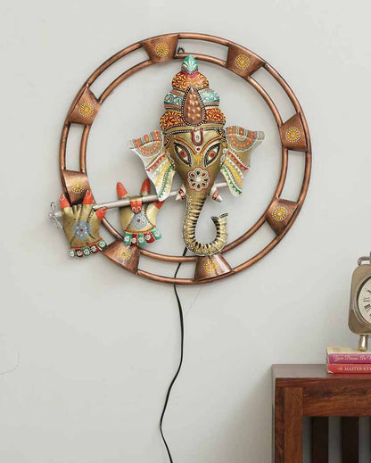 Ganesh Iron Wall Decor