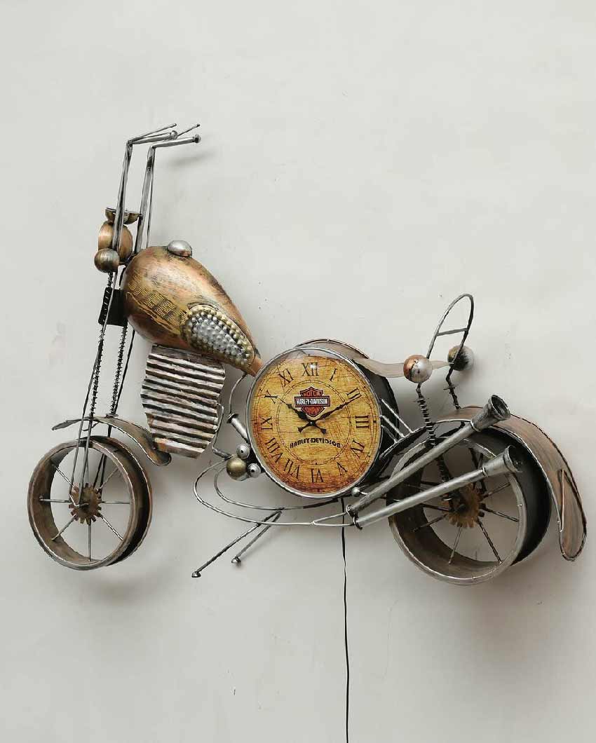 Big Bullet With Watch Iron Wall Decor