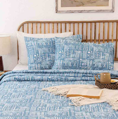 Blue Gamathi Single Duvet Cover Default Title