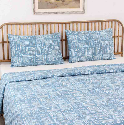 Blue Gamathi Single Duvet Cover Default Title