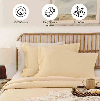 Beige Ginger Double Duvet Cover Default Title