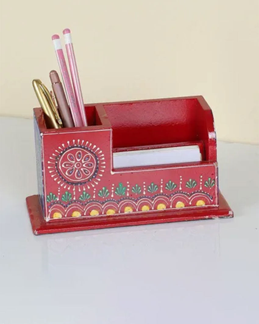 Premium Wooden Versatile Organizer Pen Stand | 8 x 6 inches