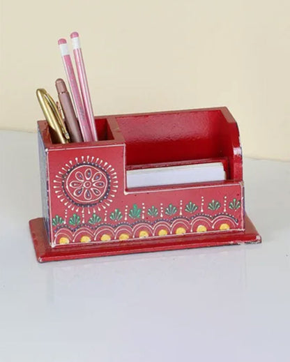 Premium Wooden Versatile Organizer Pen Stand | 8 x 6 inches