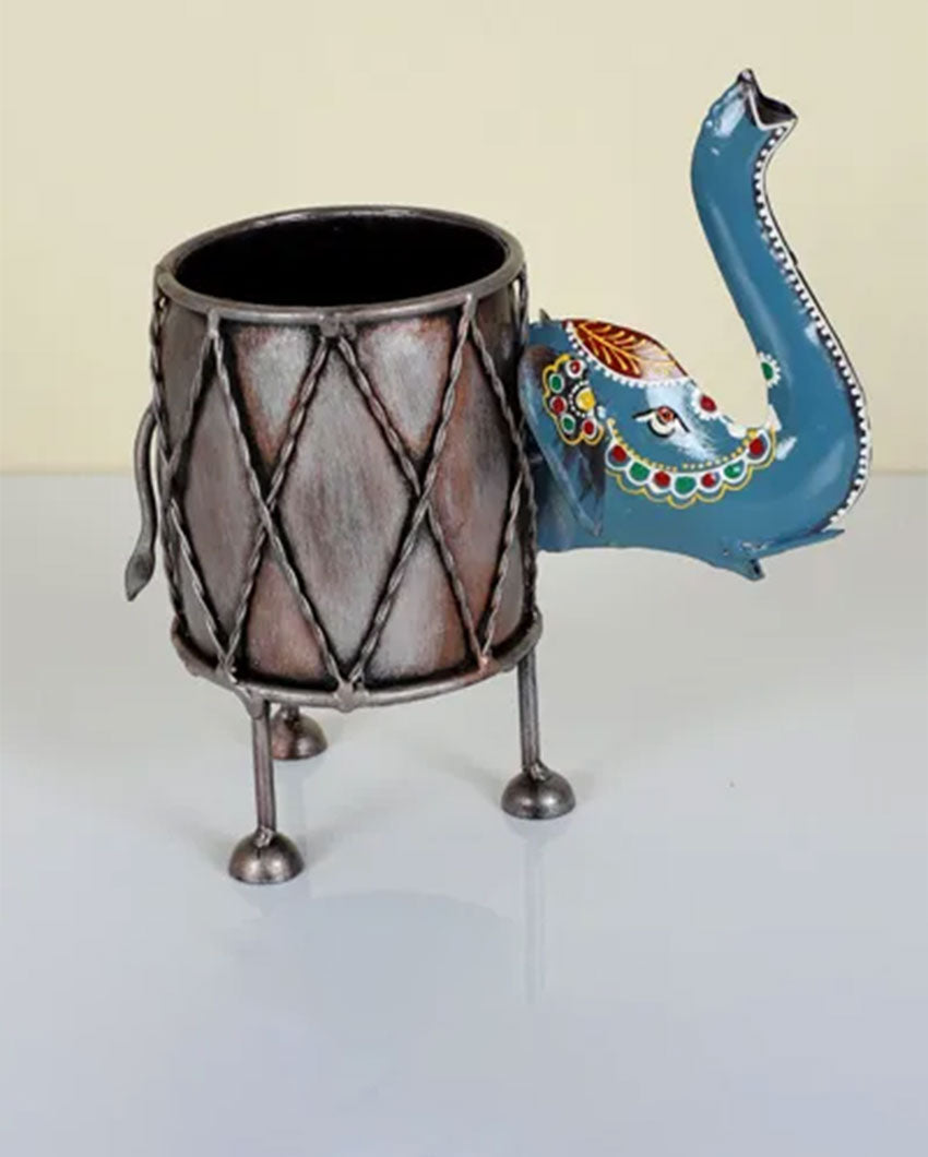 Elegant Elephant Design Pen Stand | 8 x 4 x 8 inches