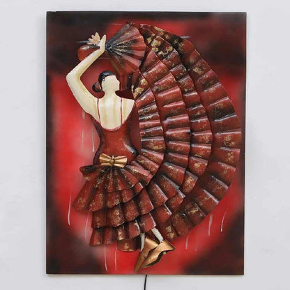 Dancing Ledy Iron Wall Décor