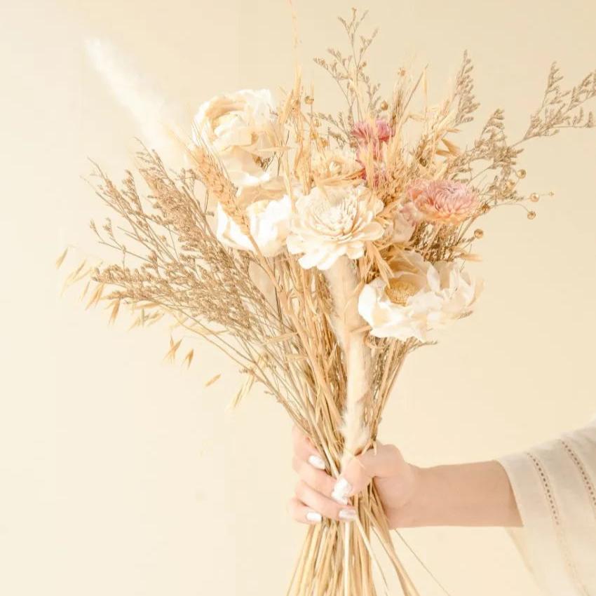 Ivory Elegance Flower Bunch