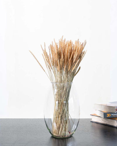 Natural Living 200 Dried Mountain Grass Sticks | 14 inches | Vase not included