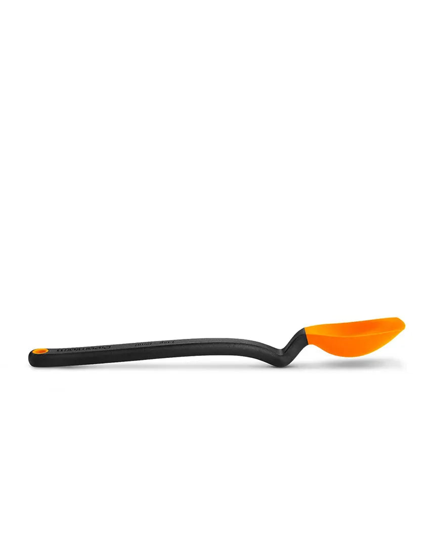 Orange Non-Stick Silicone Sit Up Scraping & Cooking Spoon