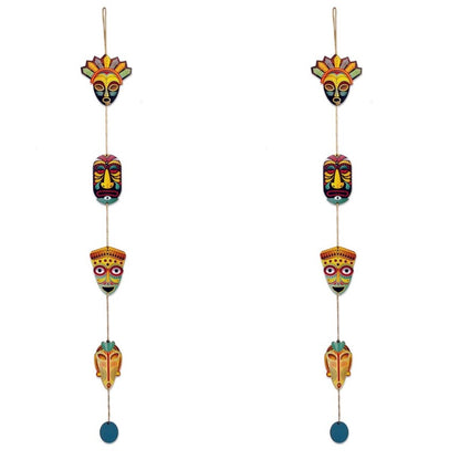 Egyptian Mask Wall Hanging | Set of 2