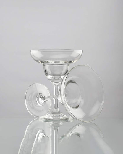 Premium Build Clear Shade Margarita Glasses | Set of 2 | 4 x 5 inches | 250ml