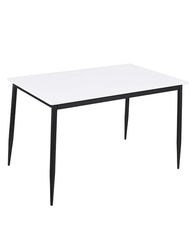 Elegant Design White Shade Dining Table | 48 x 30 x 30 inches