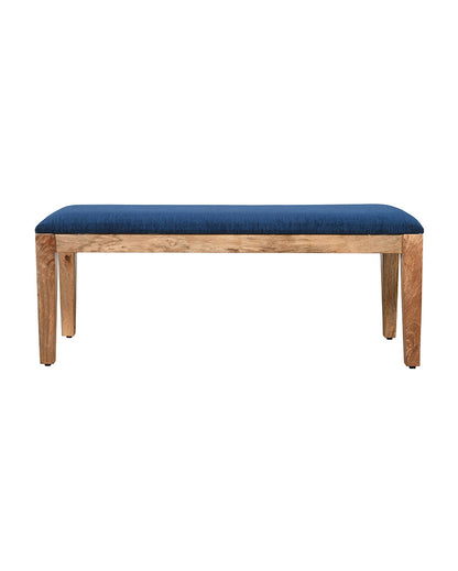 Minion Wooden Bench Blue Stylish & Versatile Wooden Seating | 57 x 16 x 17 inches