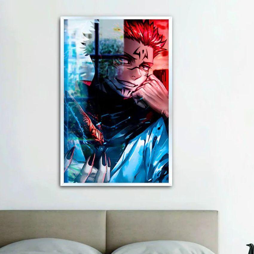 Sukuna from Jujutsu Kaisen Canvas Wall Painting