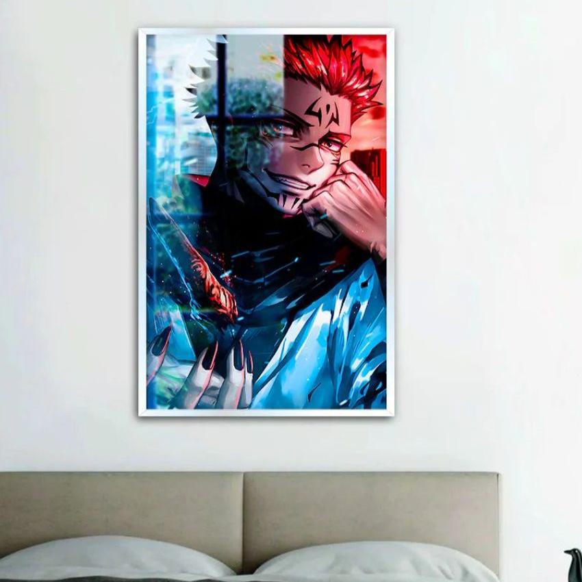 Sukuna from Jujutsu Kaisen Canvas Wall Painting