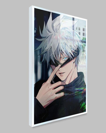 Classy Gojo from Jujutsu Kaisen Canvas Wall Painting