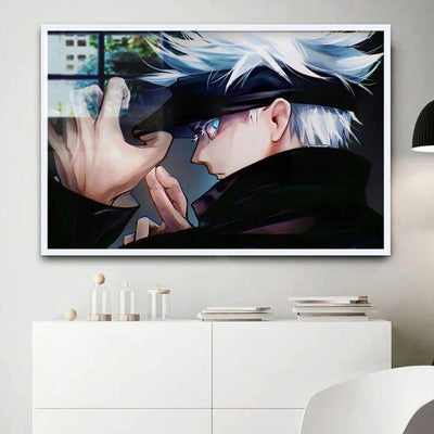 Stuning Gojo from Jujutsu Kaisen Canvas Wall Painting