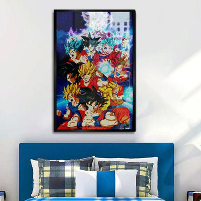 Beautiful Dragon Ball Z Canvas Wall Painting