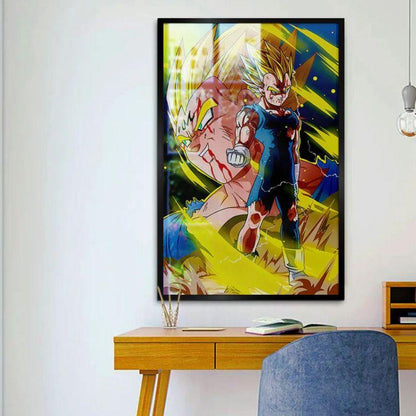 Vegeta from Dragon Ball Z Canvas Wall Painting