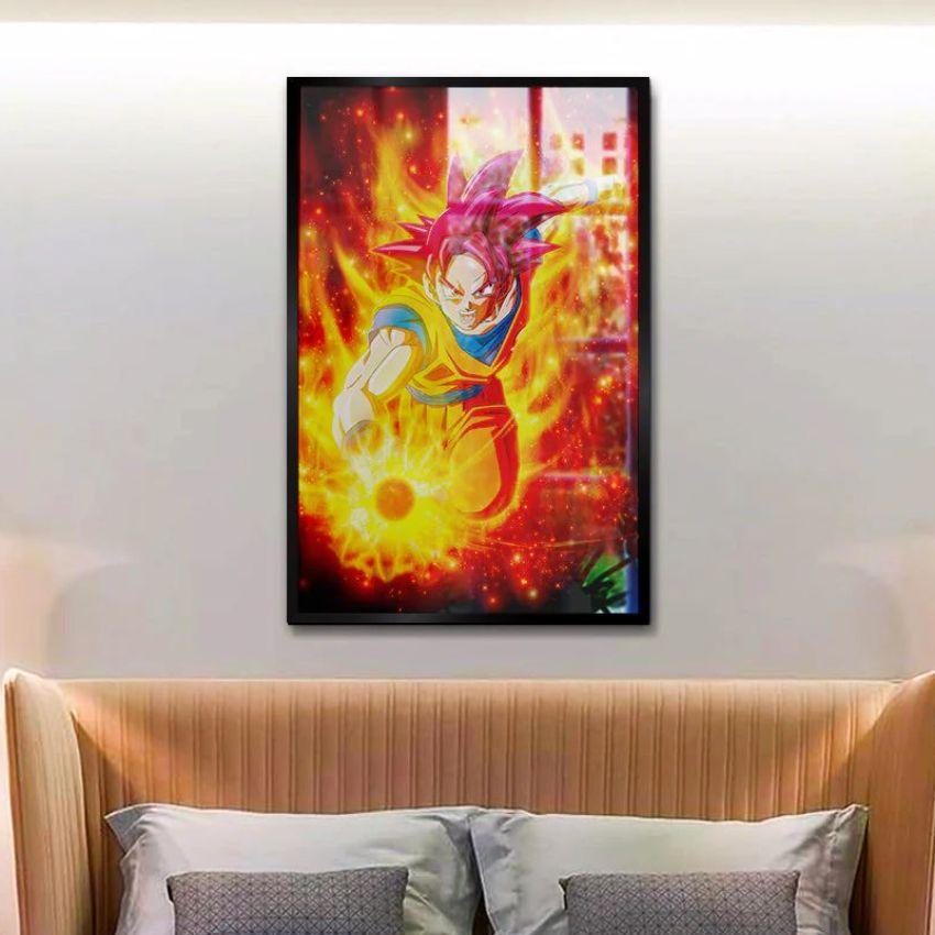 Goku Power Dragon Ball Z Canvas Wall Painting