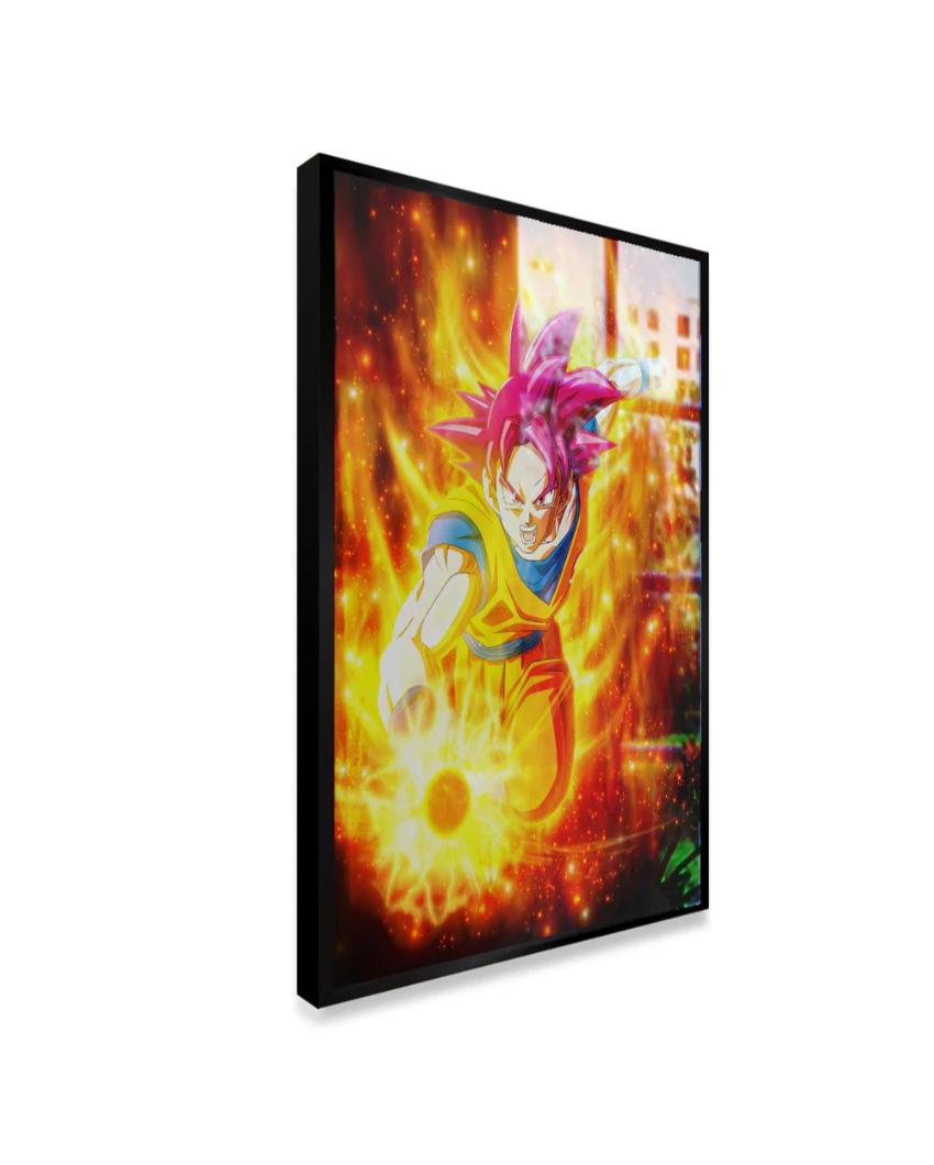 Goku Power Dragon Ball Z Canvas Wall Painting