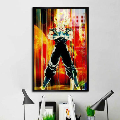 Flying Goku Dragon Ball Z Canvas Wall Painting