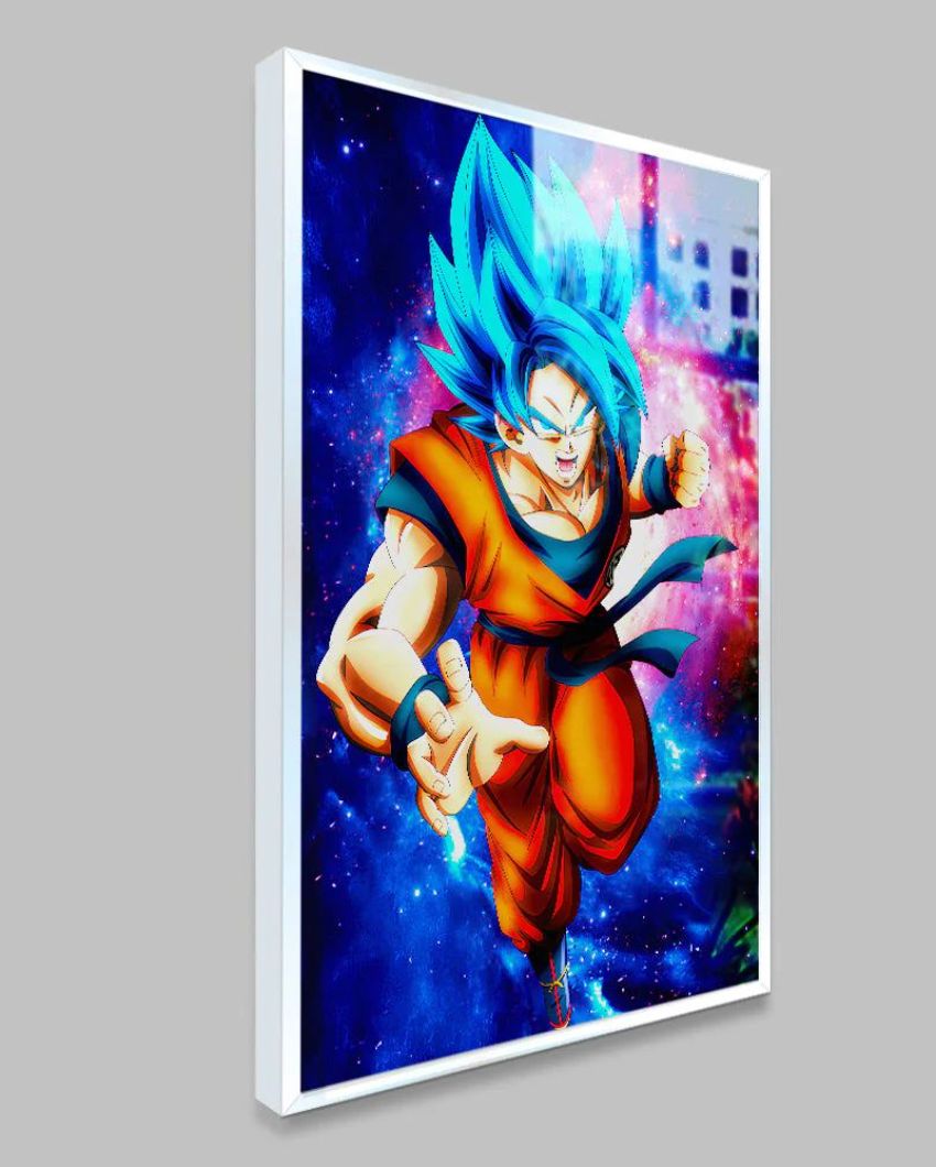 Realistic Goku Dragon Ball Z Canvas Wall Painting