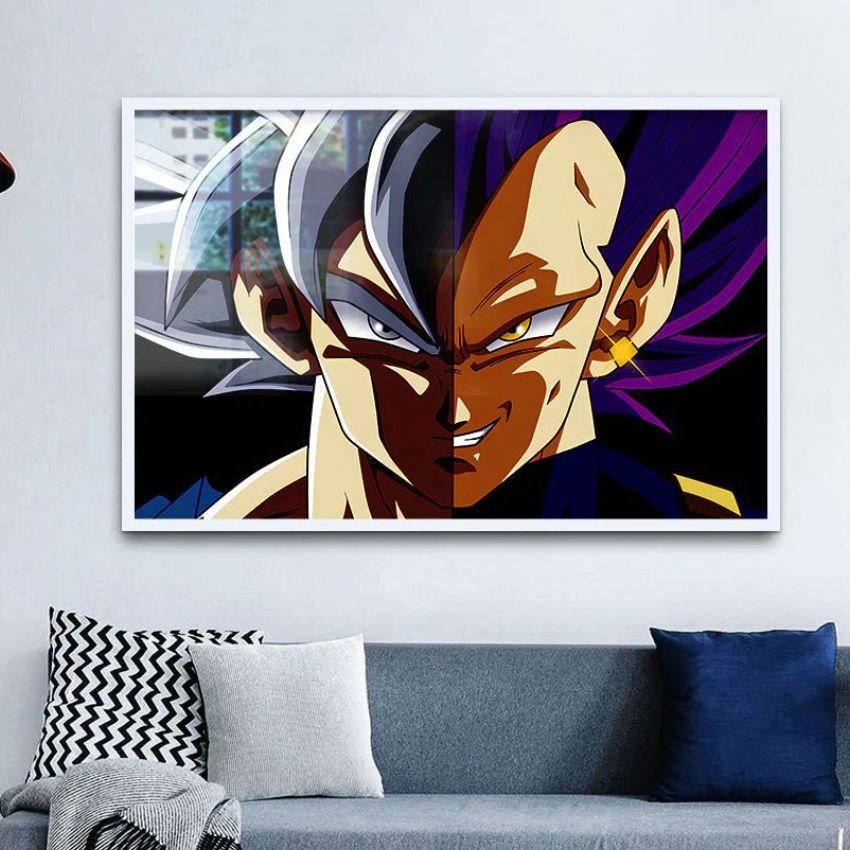 Goku Face Dragon Ball Z Canvas Wall Painting