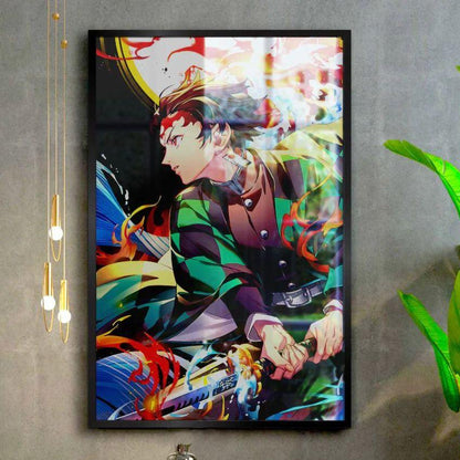 Tanjiro from Demon Slayer Canvas Wall Painting