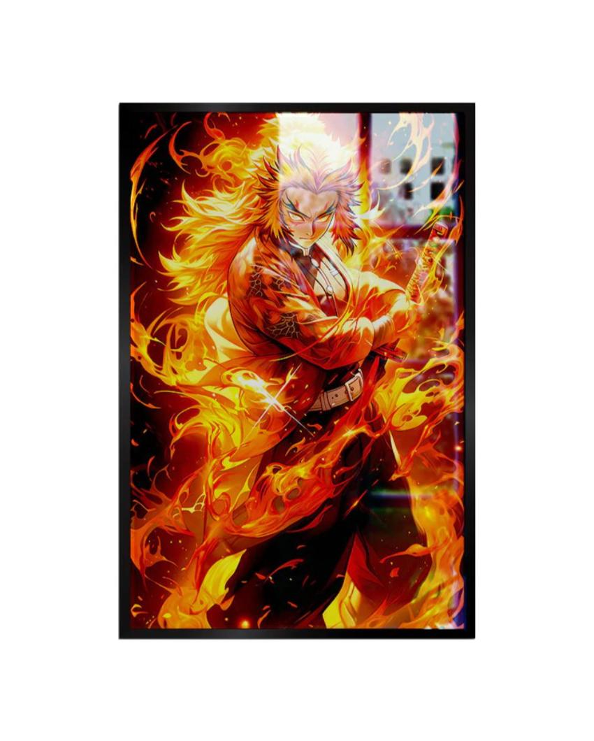 Modern Demon Slayer Characters Canvas Wall Painting