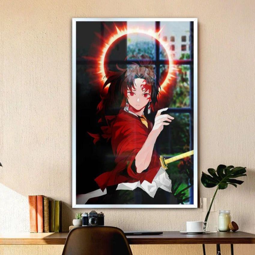 Stylish Demon Slayer Characters Cartoon Canvas Wall Painting