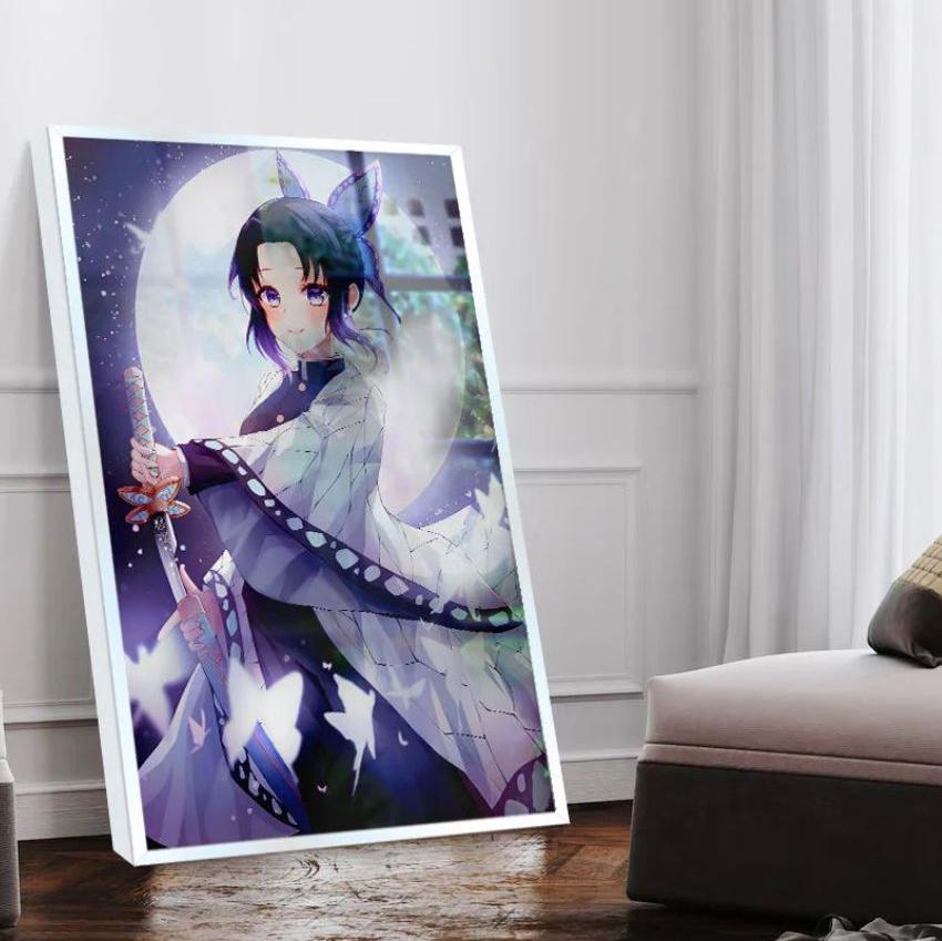 Vibrant Premium Demon Slayer Characters Canvas Wall Painting