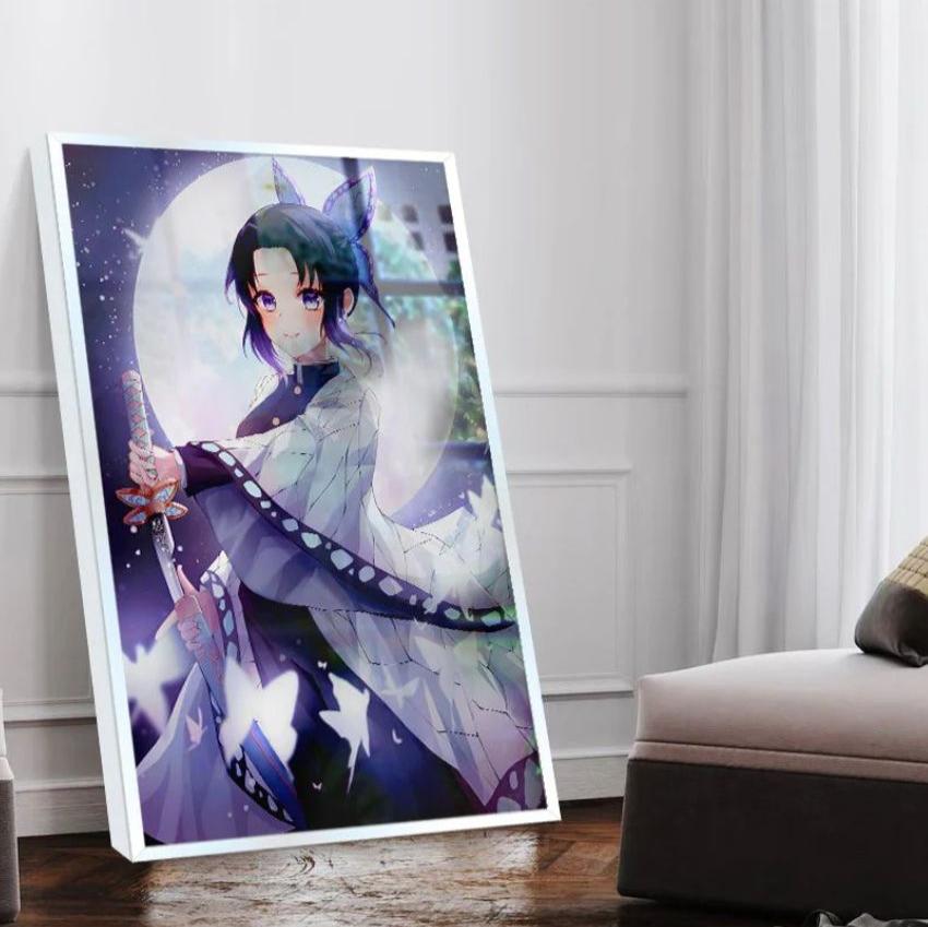 Vibrant Premium Demon Slayer Characters Canvas Wall Painting