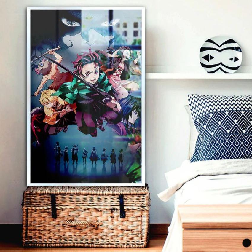 Stunning Demon Slayer Characters Canvas Wall Painting