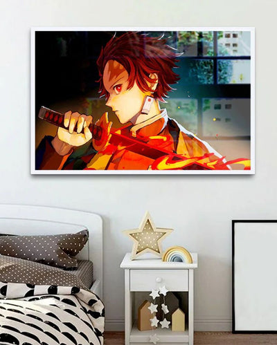 Artistic Demon Slayer Characters Canvas Wall Painting