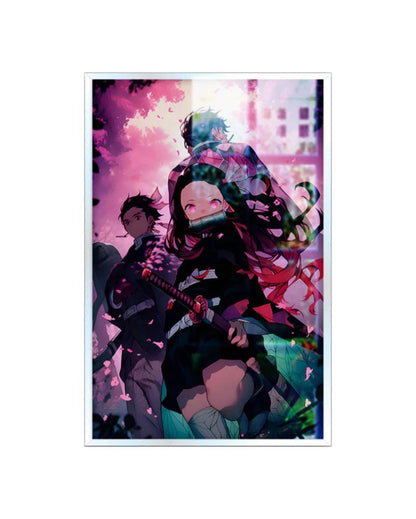 Masterpiece Demon Slayer Characters Canvas Wall Painting