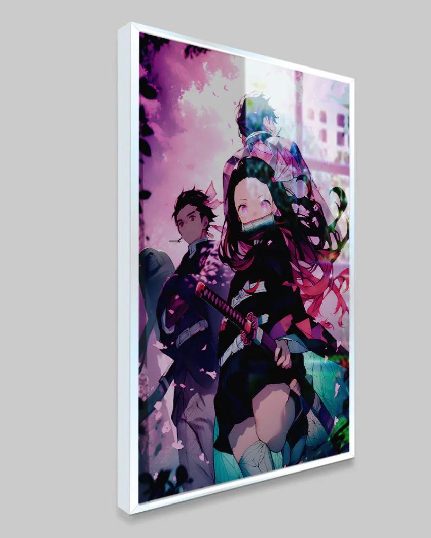 Masterpiece Demon Slayer Characters Canvas Wall Painting