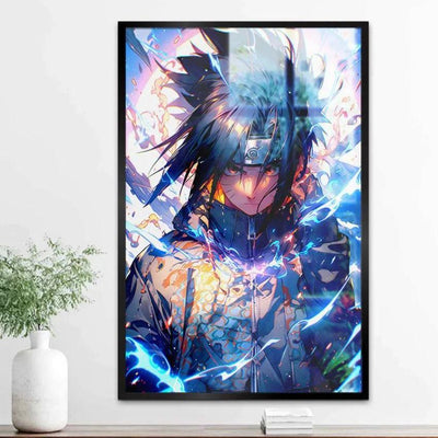 Sasuke from Naruto Canvas Wall Painting