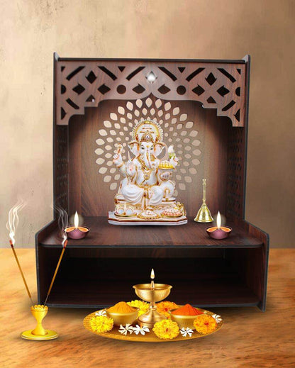 Decorative Mandir Shelf for Home | 15 x 12 x 18 inches