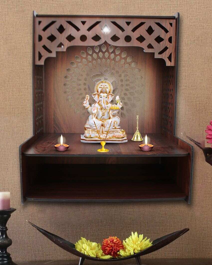 Decorative Mandir Shelf for Home | 15 x 12 x 18 inches