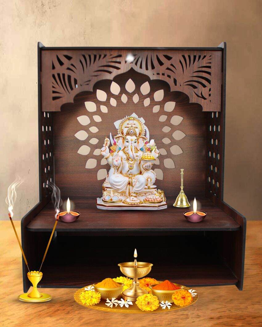 Spiritual Mandir Shelf for Home | 15 x 12 x 18 inches