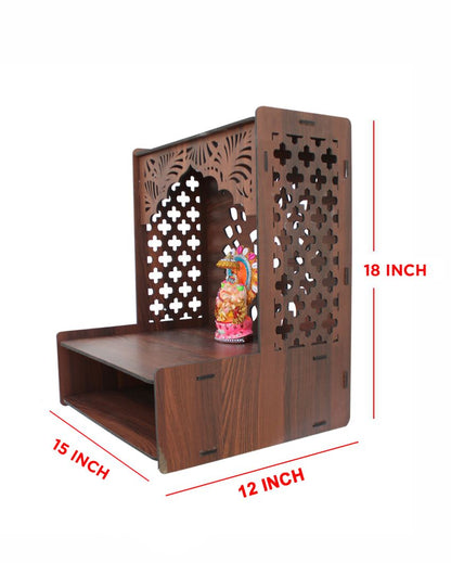 Spiritual Mandir Shelf for Home | 15 x 12 x 18 inches